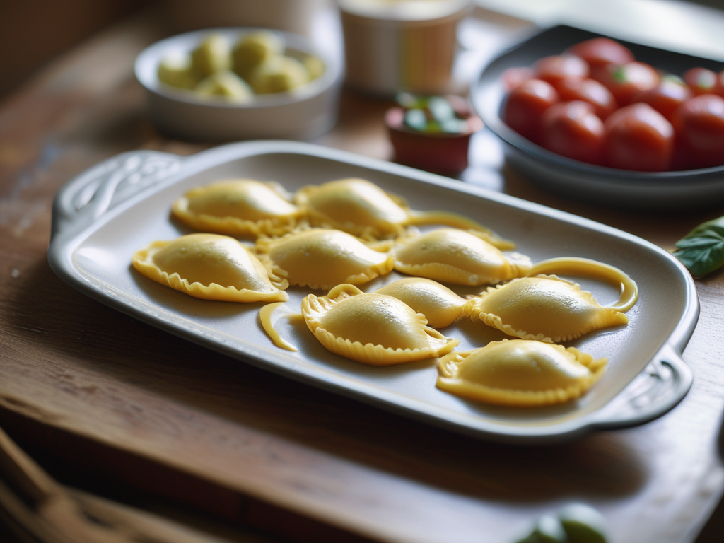Recette de Raviolis Farcis Au Fromage - Omega Cuisine
