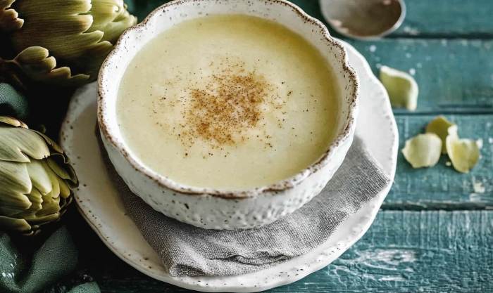 recette crème d'artichauts