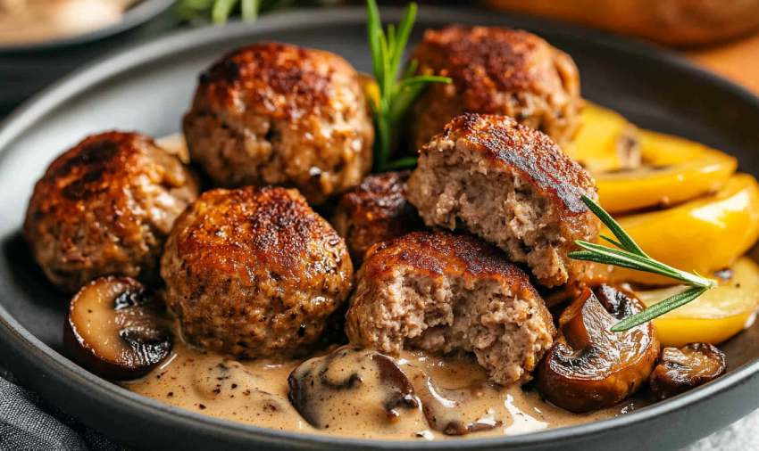 Boulettes de viande aux champignons : une recette savoureuse et réconfortante