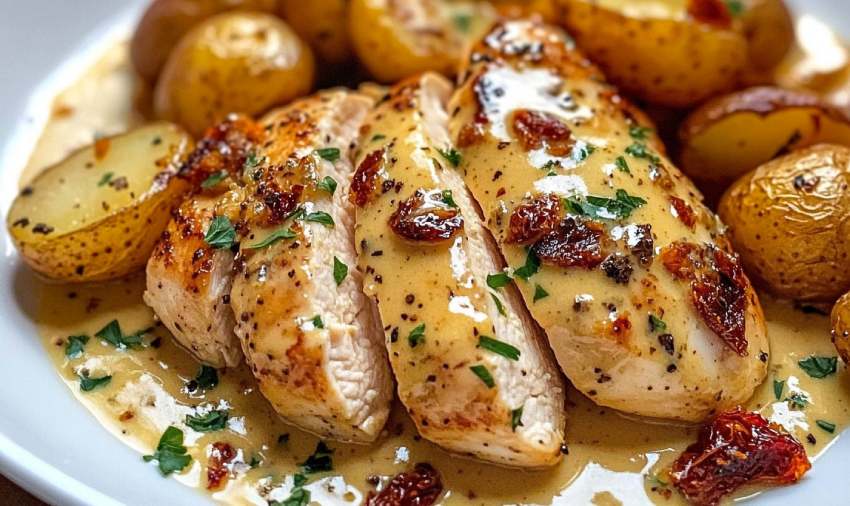 Poulet à la Moutarde et à la Crème