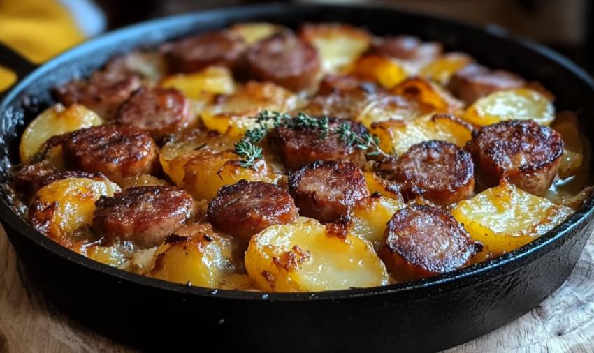 Frites Saucisses Fumées